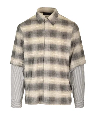 Amiri Long-sleeved Shirt In Nude
