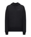 Amiri Black Hoodie With Fixed Hood And Logo Lettering On Front And Rear