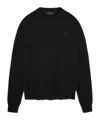Amiri Long-sleeved Sweater In Black