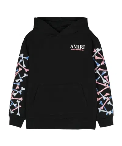 Amiri Long-sleeved Sweater In Black