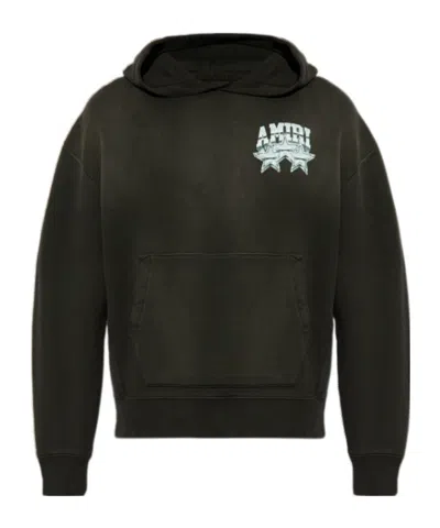 Amiri Long-sleeved Sweater In Black