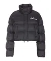 Amiri Down Jacket With High Neck And Pockets In Black