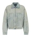 Amiri Denim Work Jacket In Blue