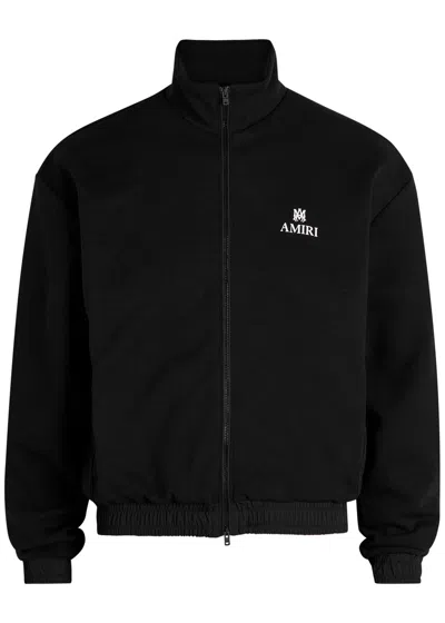 Amiri Lounge Logo Jersey Track Jacket In Black