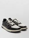 Amiri Newport Sneakers Perforated Toe Rubber Sole In Black