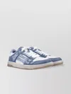 Amiri Light Blue Leather Bandana Skel Low Top Sneakers