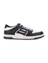 Amiri Skel Top Low Black And White Sneakers With Logo Patch On Thetongue And Contrasting Details On The Si In Black