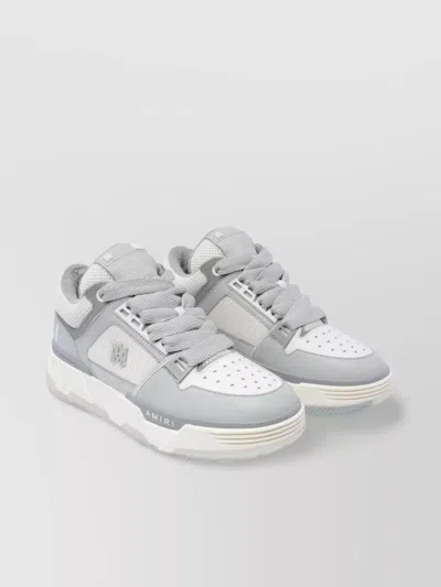 AMIRI LOW TOP LEATHER MA-1 SNEAKERS MESH
