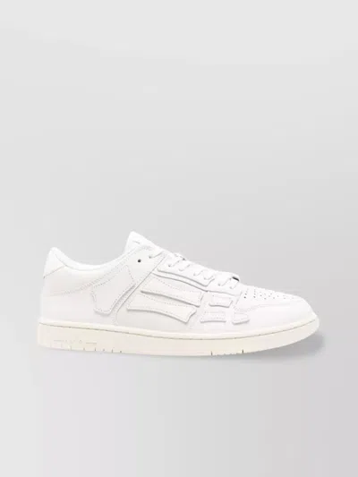 AMIRI LOW-TOP PERFORATED SNEAKERS RUBBER SOLE