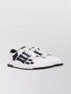Amiri Skel Top Low Black And White Sneakers With Logo Patch On Thetongue And Contrasting Details On The Si In White