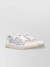 Amiri Low Top Sneakers Contrast Panels In Neutral