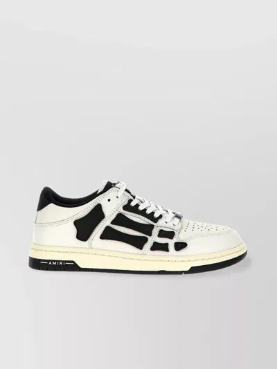 Amiri Low Top Sneakers Contrast Panels In White