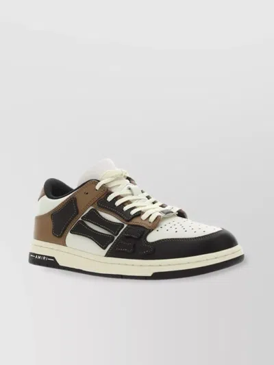 Amiri Low Top Sneakers Contrast Sole In Multicolor