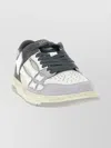Amiri Distressed Low Top Sneakers With Skeleton Detail In Gray
