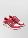 Amiri Low Top Sneakers Contrast Panels In Red