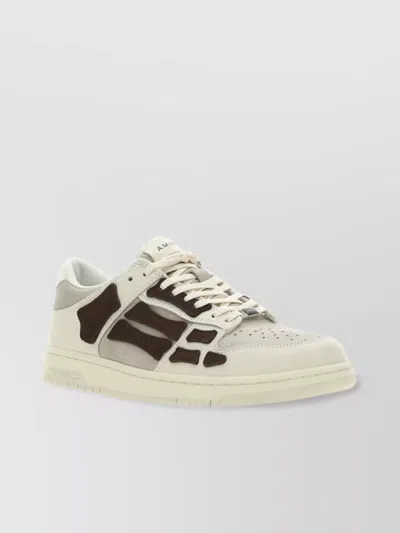 Amiri Low-top Sneakers With Color Block Design In Neutral