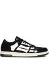 Amiri Low-top Sneakers With Textured Panels In Black