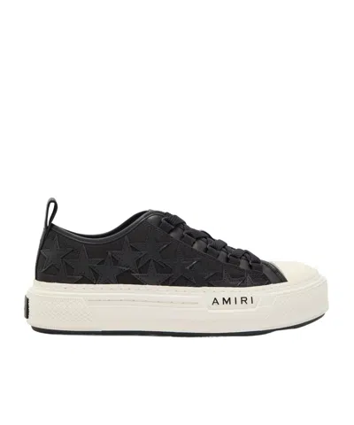 Amiri Low-cut Thick-soled Sneakers In Black