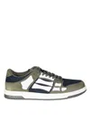 Amiri Panel Sneakers Rubber Sole Low Top In Multi