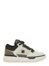 Amiri Brown Low Top Sneakers With Logo Detail On The Side And Mesh Panels In Suede Man In Red