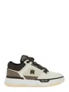 Amiri Brown Low Top Sneakers With Logo Detail On The Side And Mesh Panels In Suede Man In Red