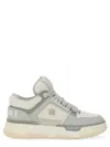 Amiri Grey Low Top Sneakers With Logo Detail In Tech Fabric And Leather Man