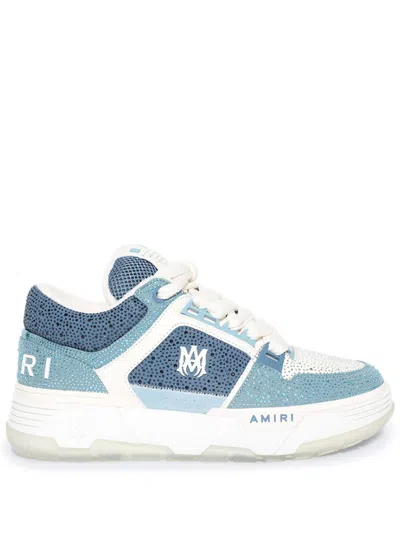 Amiri Ma-1 Crystal Sneakers In Blue