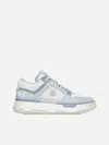 Amiri Grey Low Top Sneakers With Logo Detail In Tech Fabric And Leather Man