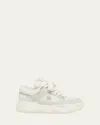 Amiri Ma-1 Leather Mesh Sneakers In Pale Mint