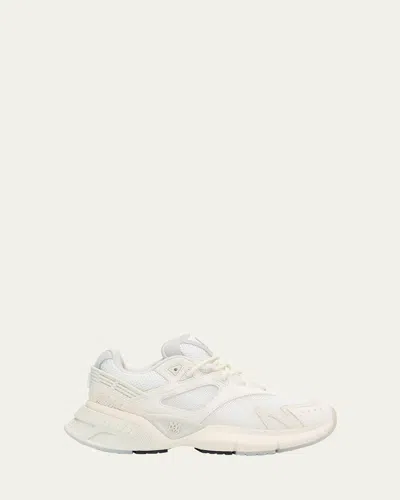 Amiri Ma-1 Leather Mesh Trainer Sneakers In White