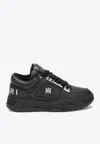 Amiri Black Sneakers With Logo Patch On The Side And Logo Lettering On The Rear In Leather Man