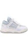 Amiri Chunky Sole Leather Mesh Sneakers In 蓝色