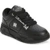 Amiri Black Sneakers With Logo Patch On The Side And Logo Lettering On The Rear In Leather Man
