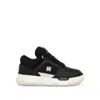 Amiri Black Low Top Sneakers With Logo Detail In Tech Fabric And Leather Man