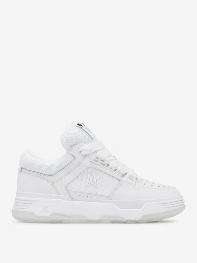 Amiri Ma-1 Mesh And Leather Sneakers In White