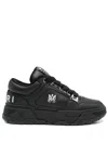 Amiri Black Sneakers With Logo Patch On The Side And Logo Lettering On The Rear In Leather Man In Black