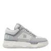 Amiri Grey Low Top Sneakers With Logo Detail In Tech Fabric And Leather Man In Gray