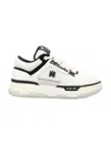 Amiri White And Black Chunky Sneakers With Logo Detail In Leather And Mixed Tech Fabrics Man