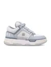 Amiri Grey Low Top Sneakers With Logo Detail In Tech Fabric And Leather Man In Gray