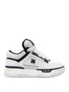 Amiri White And Black Leather Ma-1 Sneakers In Blanco