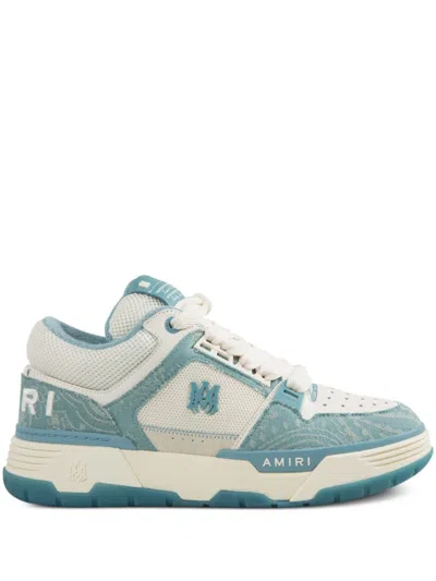 Amiri White Leather Sneakers In Multi