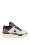 Amiri Brown Low Top Sneakers With Logo Detail On The Side And Mesh Panels In Suede Man In Red