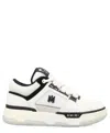Amiri White And Black Leather Ma-1 Sneakers In White