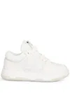 Amiri Ma1 Sneakers In Leather And Fabric In White