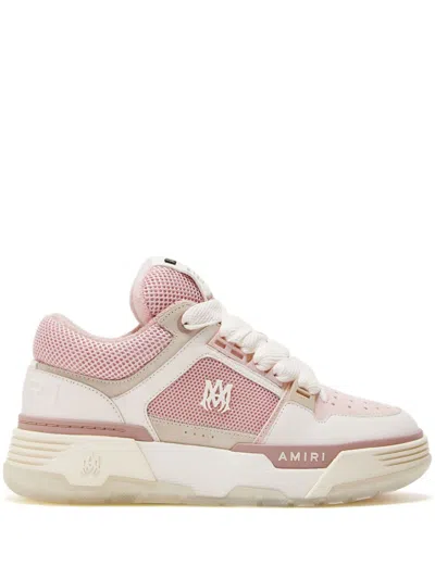 Amiri Ma 1 White Pink Sneaker In Multi