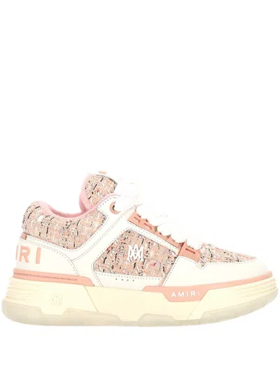 Amiri Ma 1 White Pink Sneaker In Multi