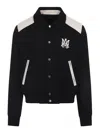 Amiri Tailored Wool And Leather Jacket With Zippered Pockets