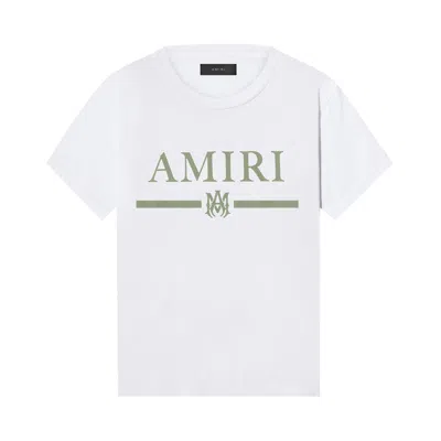 Pre-owned Amiri Ma Bar Appliqué Tee 'white' | Men's Size Xs