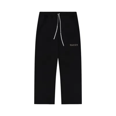 Pre-owned Amiri Ma Baroque Logo Sweatpants 'black' | Men's Size Xl