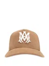 Amiri Ma Cotton Canvas Baseball Cap In Brown